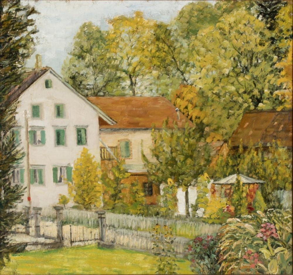Conrad Meili comparable auction result: conrad meili 1895 1969 oil on board