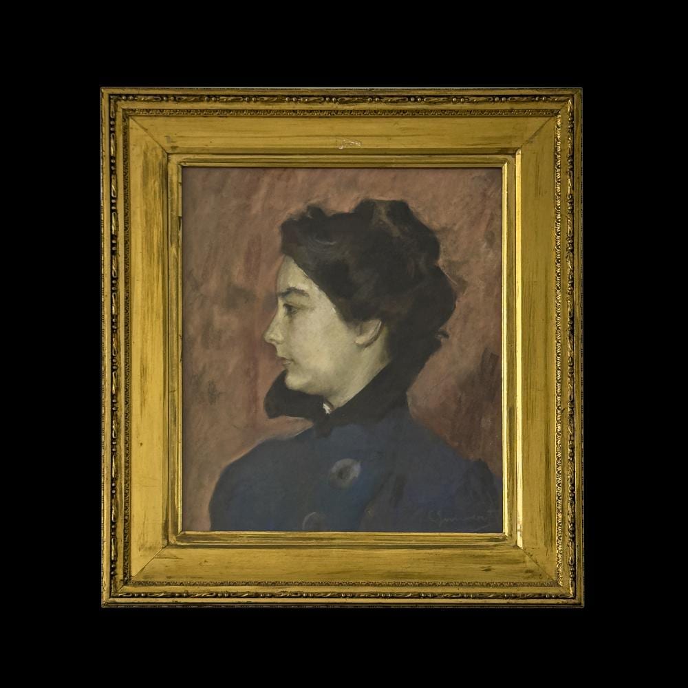 Camillo Innocenti comparable auction result: camillo innocenti att female portrait