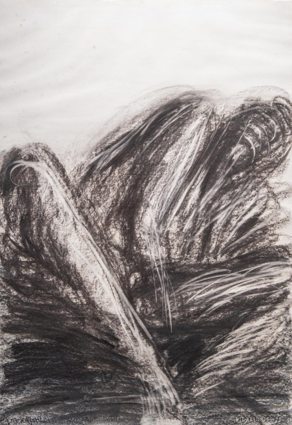 Eugène Dodeigne comparable auction result: eug ne dodeigne 1923 2015 sitting figure 1975 charcoal on paper 107 x 75 cm 42 1 x 29 5 in frame 124 x 89 cm 48 8 x 35 0 in