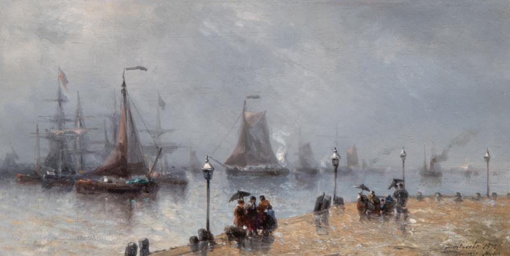 François Etienne Musin comparable auction result: fran ois etienne musin 1820 1888 view of dordrecht 1875 oil on mahogany 18 5 x 36 cm 7 2 x 14 1 in frame 31 x 49 cm 12 2 x 19 2 in