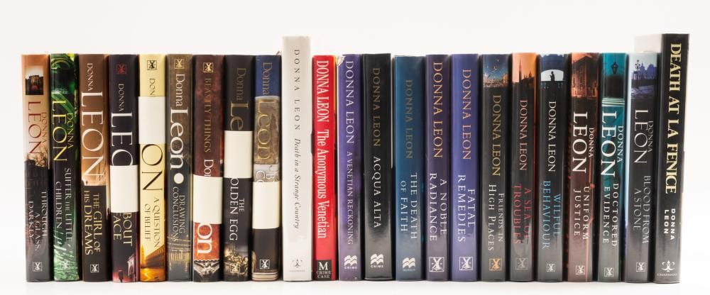 Lev Feliksovic Lagorio comparable auction result: leon donna the first 23 guido brunetti novels 23 vol first editions all but the first 5 signed by the author 1992 2014