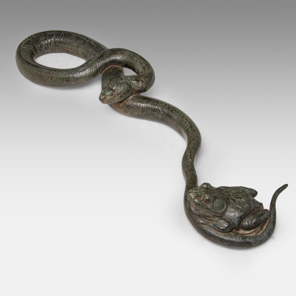 alb ric collin 1886 1962 snake attack bronze fonderie valsuani 1926 h 7 w 68 cm · Carlo Bonte Auctions · 2025-10-14 Albéric Collin comparable auction result: alb ric collin 1886 1962 snake attack bronze fonderie valsuani 1926 h 7 w 68 cm