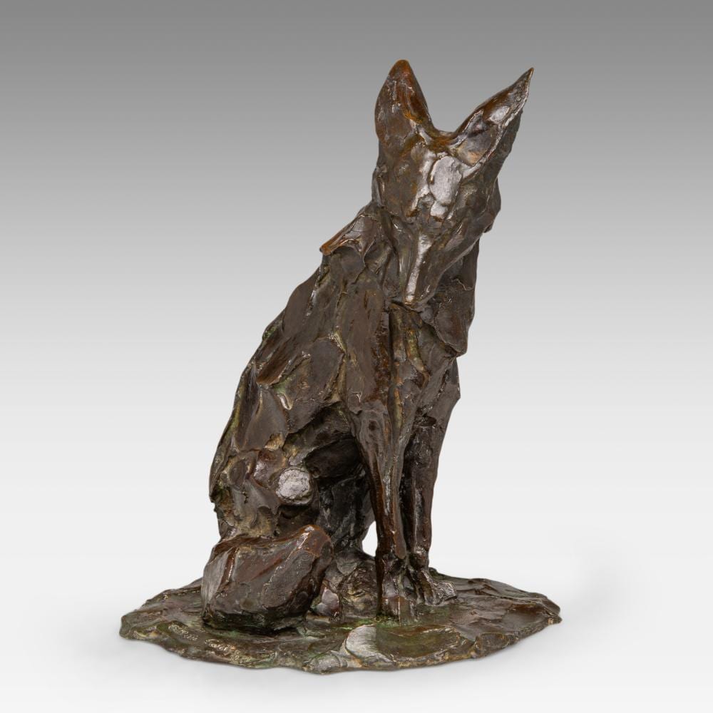 alb ric collin 1886 1962 fox bronze cire perdue fonderie valsuani 1926 h 24 cm · Carlo Bonte Auctions · 2025-10-14 Albéric Collin comparable auction result: alb ric collin 1886 1962 fox bronze cire perdue fonderie valsuani 1926 h 24 cm