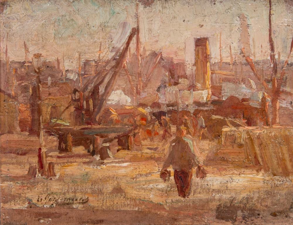 emile gastemans 1883 1956 harbour view oil on canvas on board 22 x 28 cm 8 6 x 11 0 in frame 32 x 38 cm 12 6 x 14 9 in · Carlo Bonte Auctions · 2025-10-16 Emile Gastemans comparable auction result: emile gastemans 1883 1956 harbour view oil on canvas on board 22 x 28 cm 8 6 x 11 0 in frame 32 x 38 cm 12 6 x 14 9 in