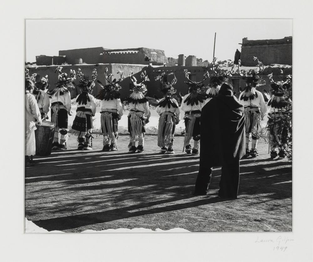 Laura Gilpin comparable auction result: laura gilpin tesuque deer dance 1949