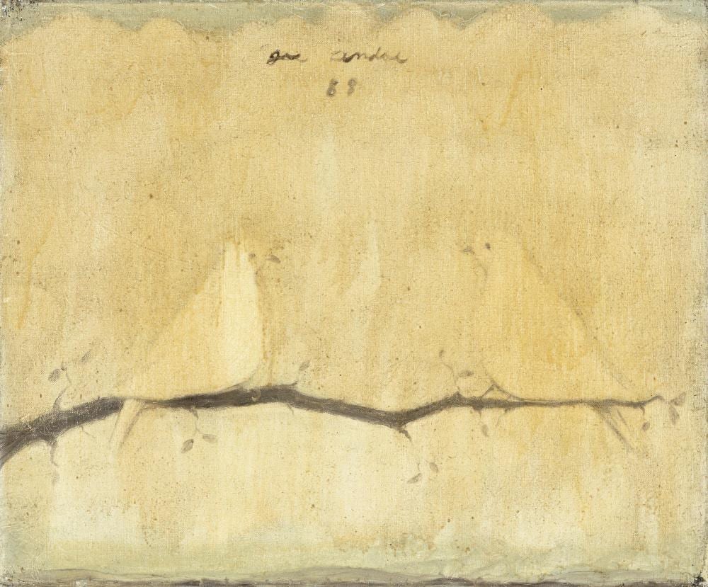 joe andoe doves 1988 · Santa Fe Art Auction · 2025-09-18 Joe Andoe comparable auction result: joe andoe doves 1988