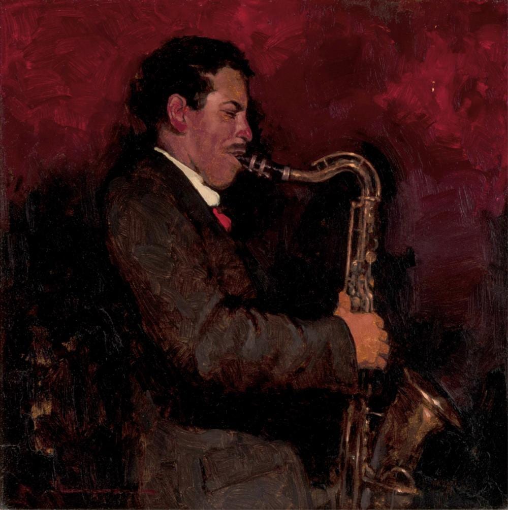 joseph lorusso sax man 2003 · Santa Fe Art Auction · 2025-09-18 Joseph Lorusso comparable auction result: joseph lorusso sax man 2003