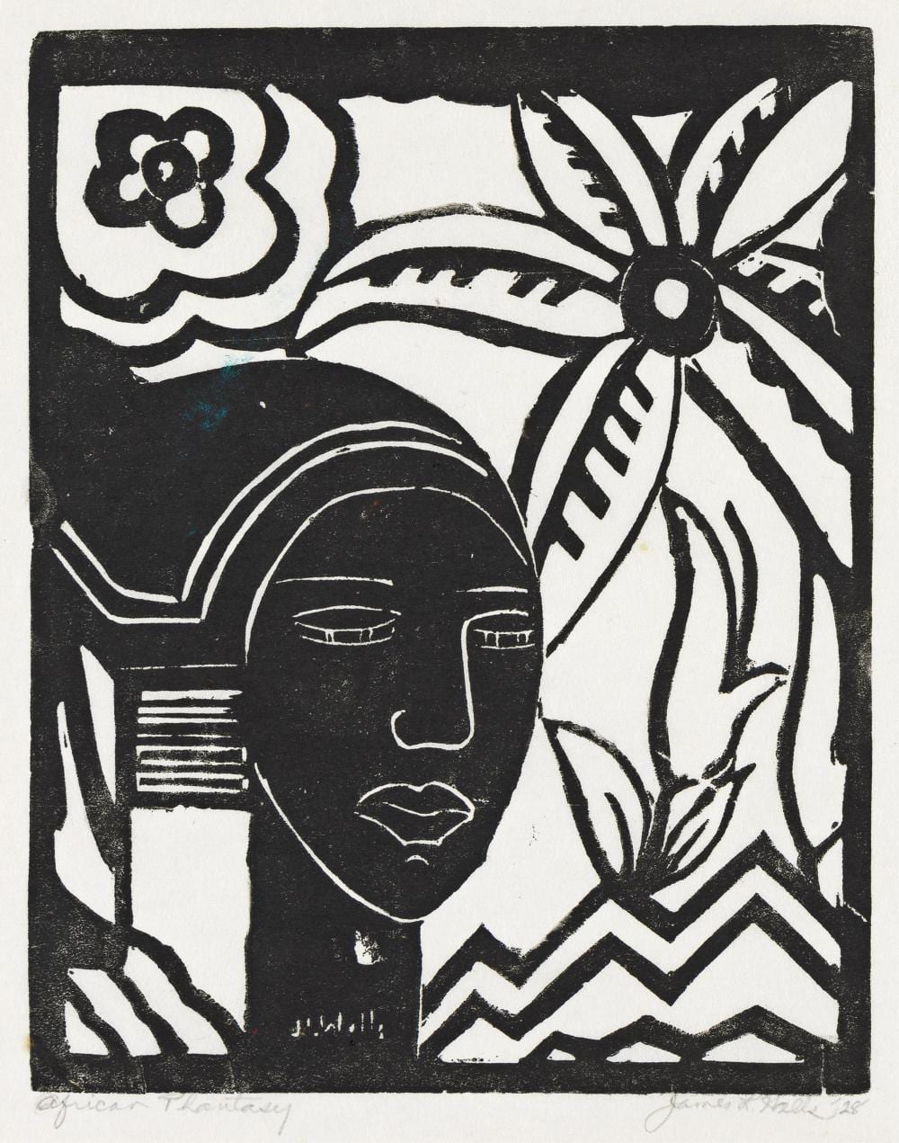 James Lesesne Wells comparable auction result: james lesesne wells 1902 1993 african phantasy 1928