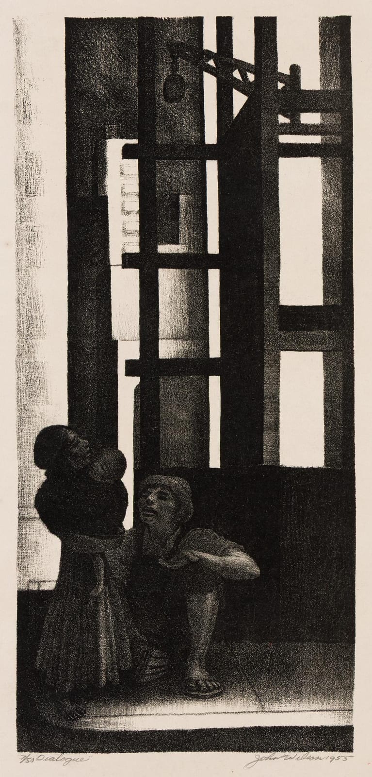 John Wilson comparable auction result: john wilson 1922 2015 dialogue 1955