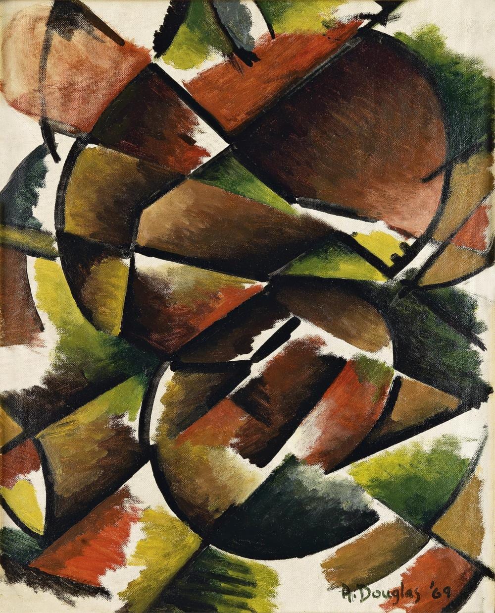 Aaron Douglas comparable auction result: aaron douglas 1899 1979 creation 1969