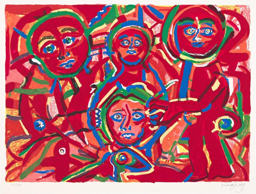 herbert gentry 1919 2003 the red one 1991 · Swann Auction Galleries · 2025-10-07 Herbert Gentry comparable auction result: herbert gentry 1919 2003 the red one 1991