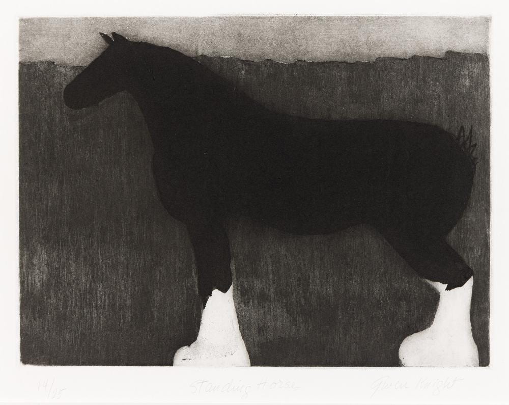 Gwendolyn Knight comparable auction result: gwendolyn knight 1913 2005 standing horse 1999