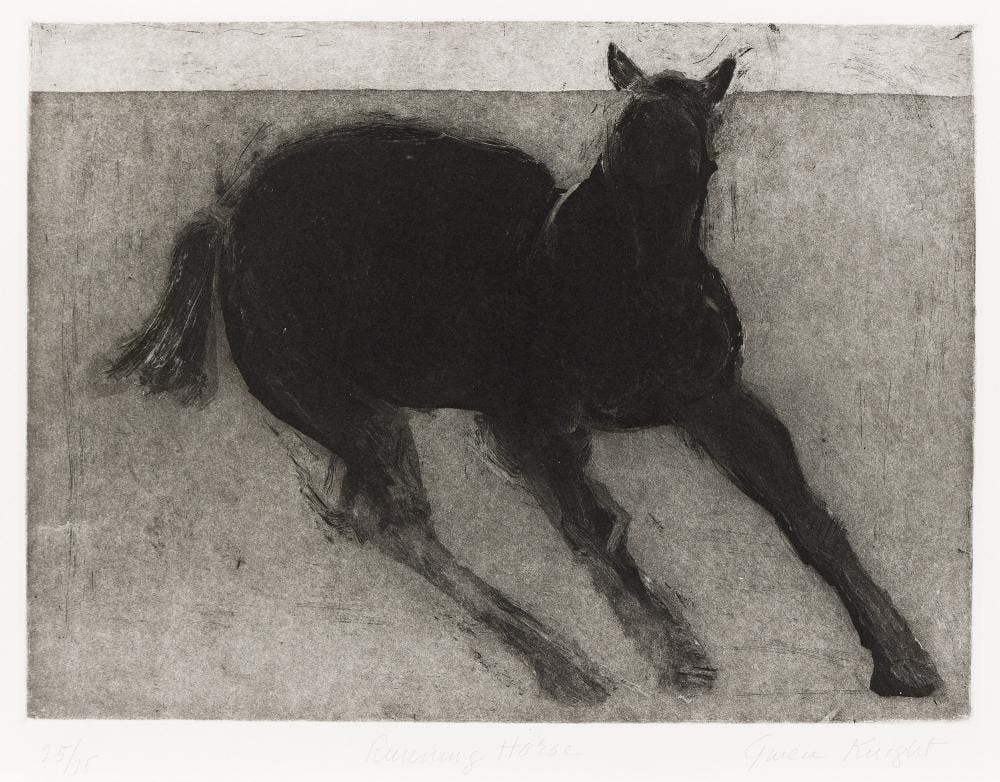 Gwendolyn Knight comparable auction result: gwendolyn knight 1913 2005 running horse 1999