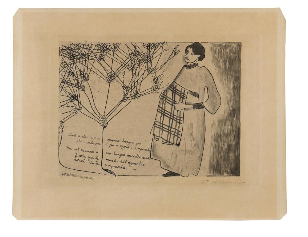 Jens Ferdinand Willumsen comparable auction result: jens ferdinand willumsen 1863 1958 fertility plate 220 x 296 mm sheet 3