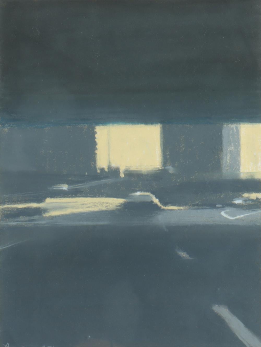Ben Aronson comparable auction result: ben aronson commuter monotype pastel