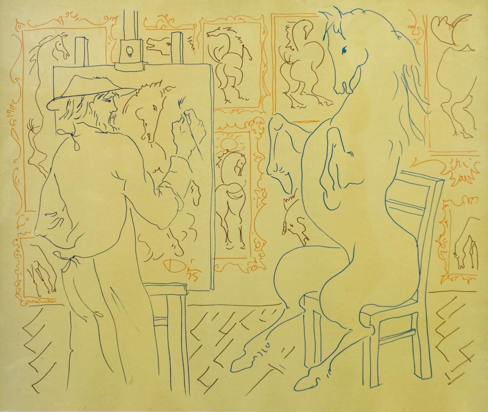 Laszlo Dus comparable auction result: laszlo dus hungarian b 1941 my studio lithograph in color signed and dated 75 l r and numbered 27 100 l l frame 20 1 4 x 23 1 2 in 51 4 x 59 7 cm