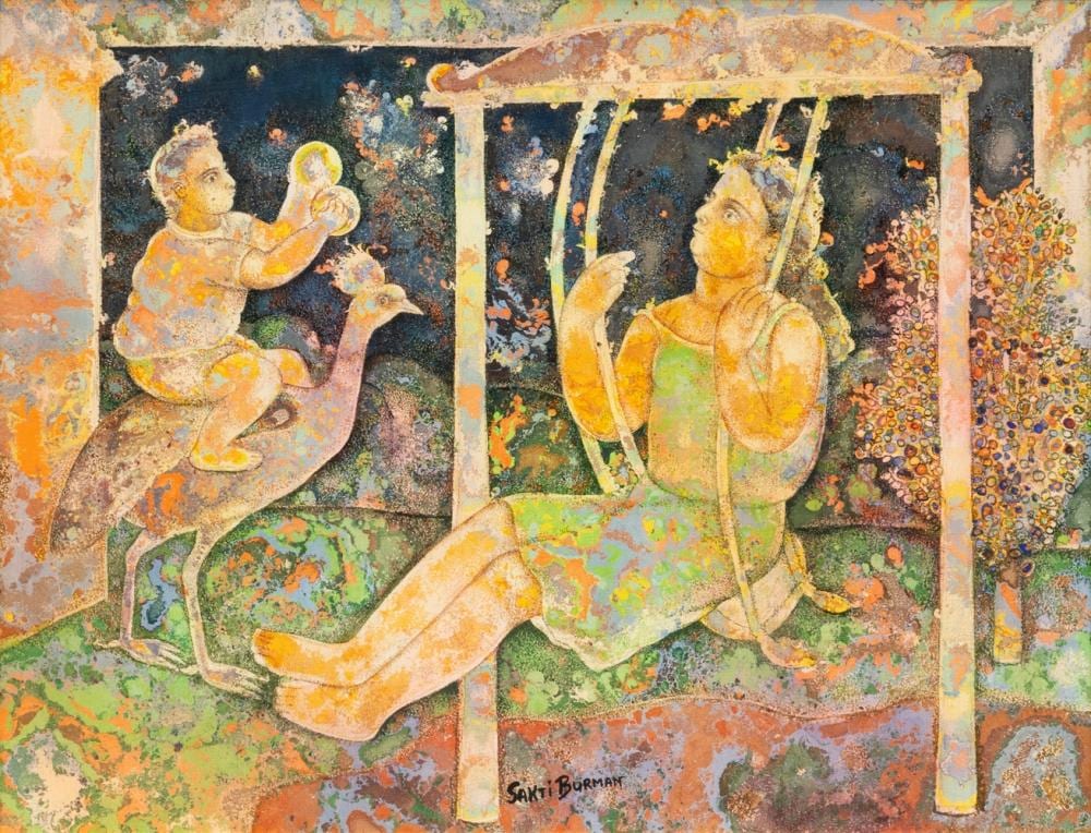 Sakti Burman_Balancoire comparable sale