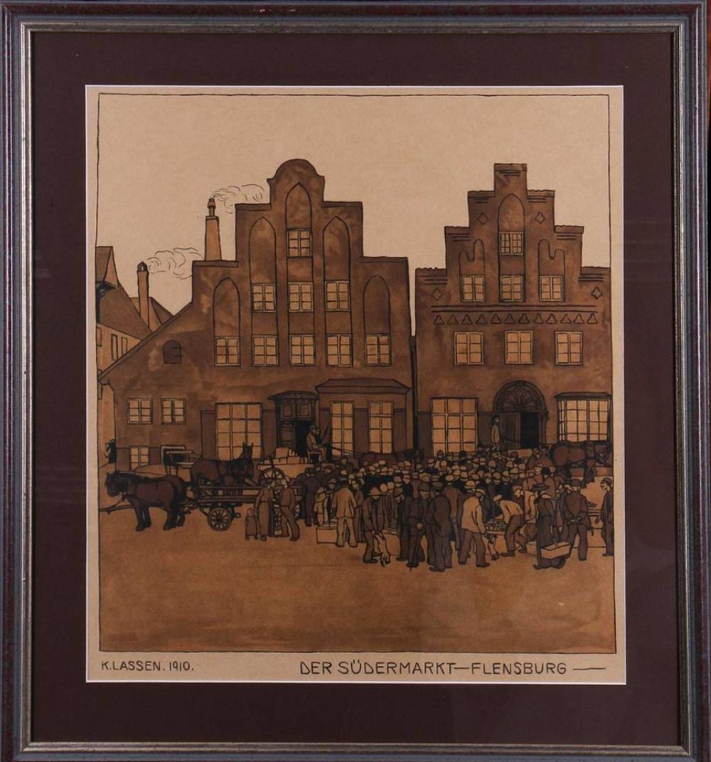 Käte Lassen comparable auction result: k te lassen 1880 flensburg 1956 ibid