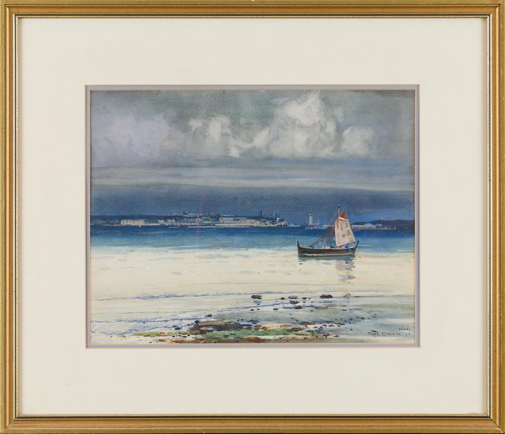 Frank Richards comparable auction result: frank richards 1863 1935 view of venice
