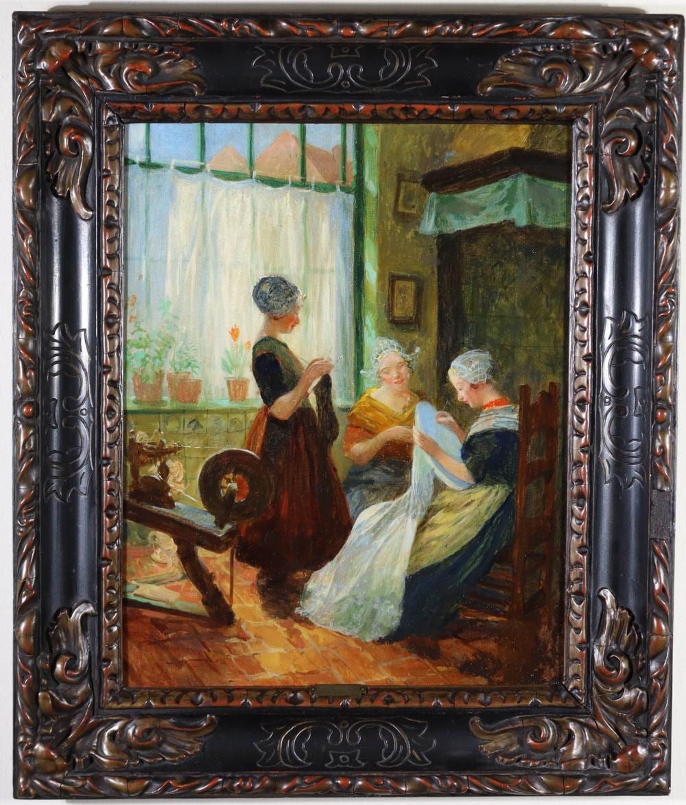 Carl Duxa comparable auction result: carl duxa oil on canvas