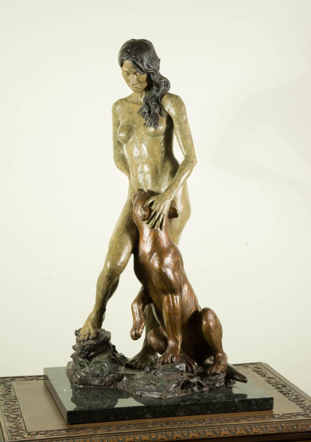 Rip Caswell comparable auction result: rip caswell troutdale oregon b 1962 original figural bronze sculpture