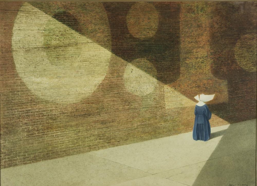Robert Vickrey comparable auction result: robert vickrey watercolor