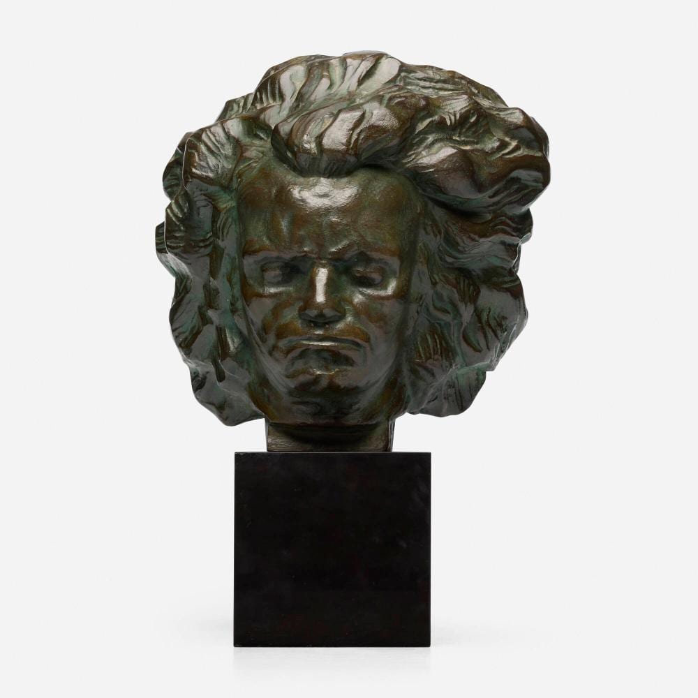 Georges Gori comparable auction result: georges gori bust of ludwig van beethoven