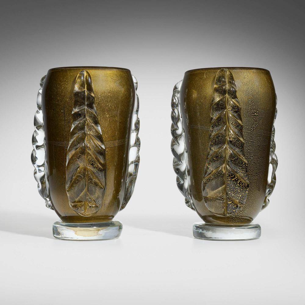 sergio costantini urns pair · Toomey & Co. Auctioneers · 2025-09-25 Sergio Costantini comparable auction result: sergio costantini urns pair