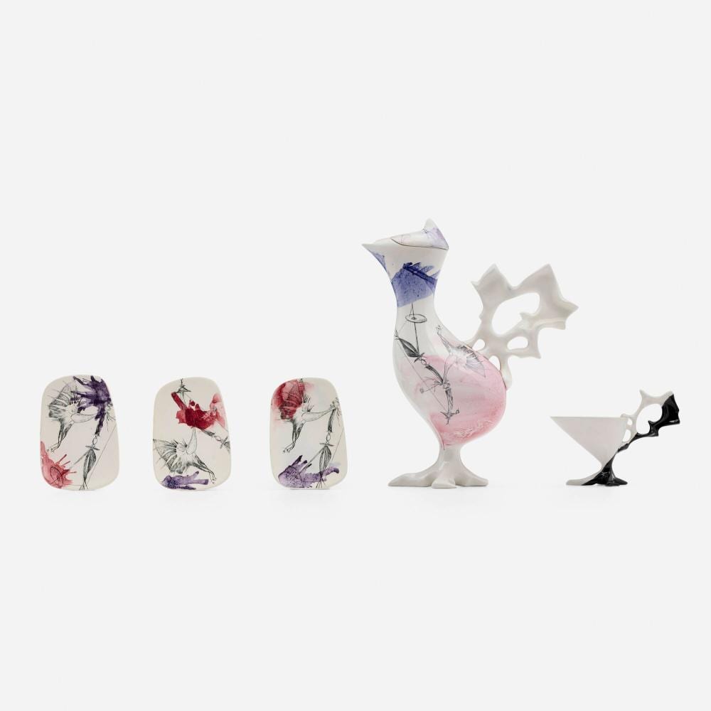 Antonia Campi comparable auction result: antonia campi collection of five daliesque table articles