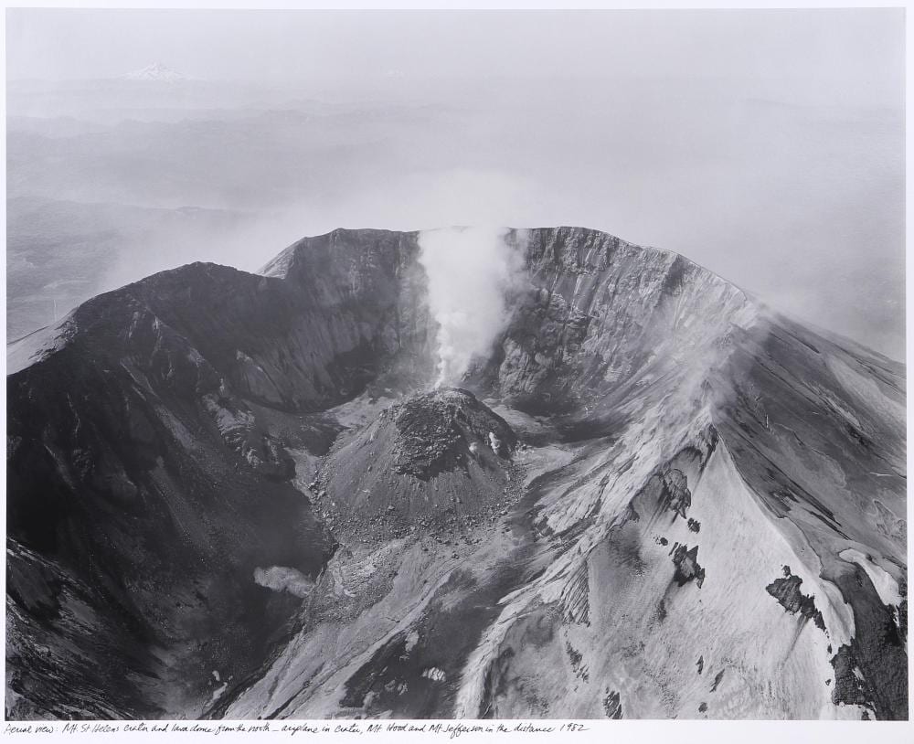 Frank Gohlke comparable auction result: frank gohlke american b 1942 aerial view mt st helens crater 1982