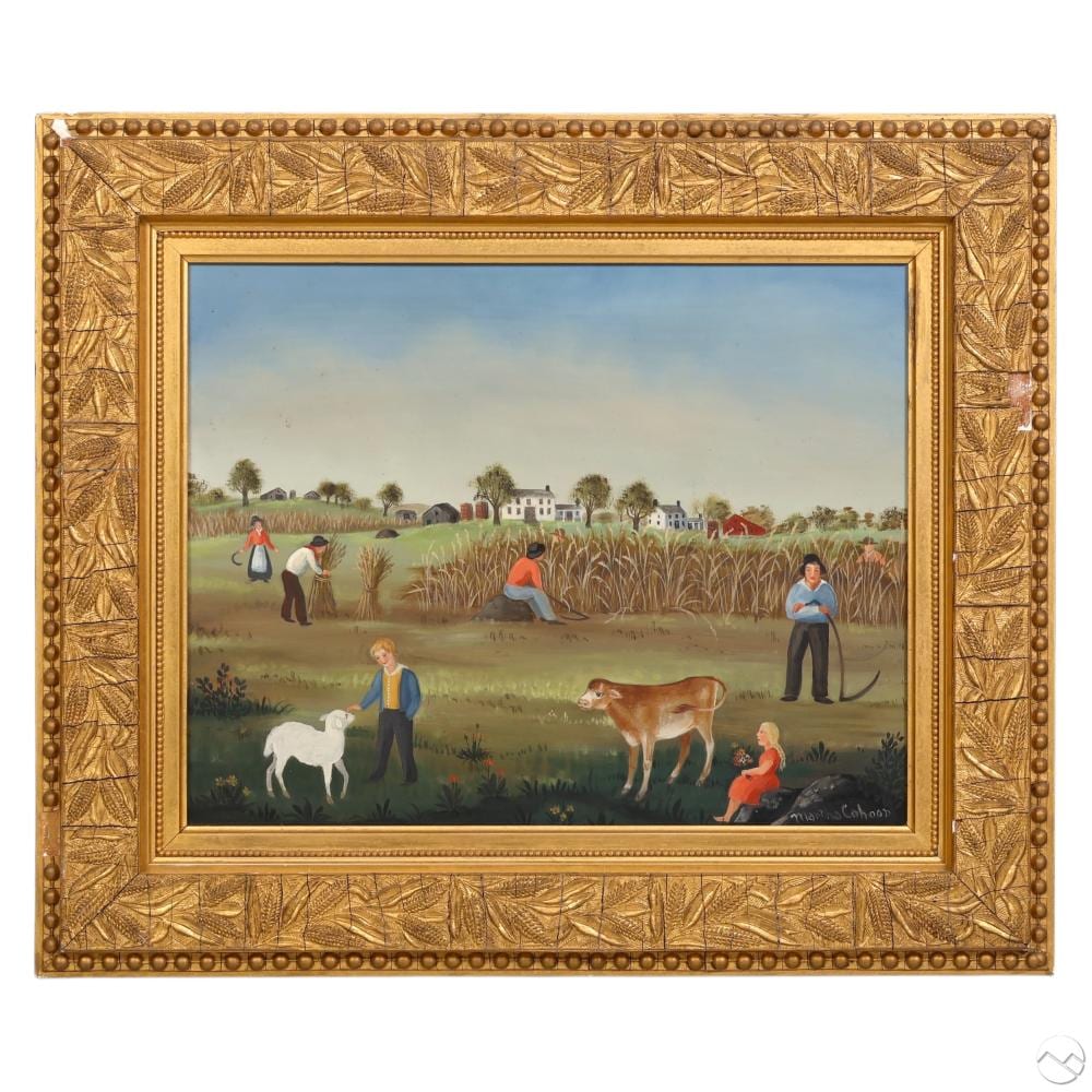 Martha Cahoon comparable auction result: martha cahoon 1905 1999 landscape folk painting