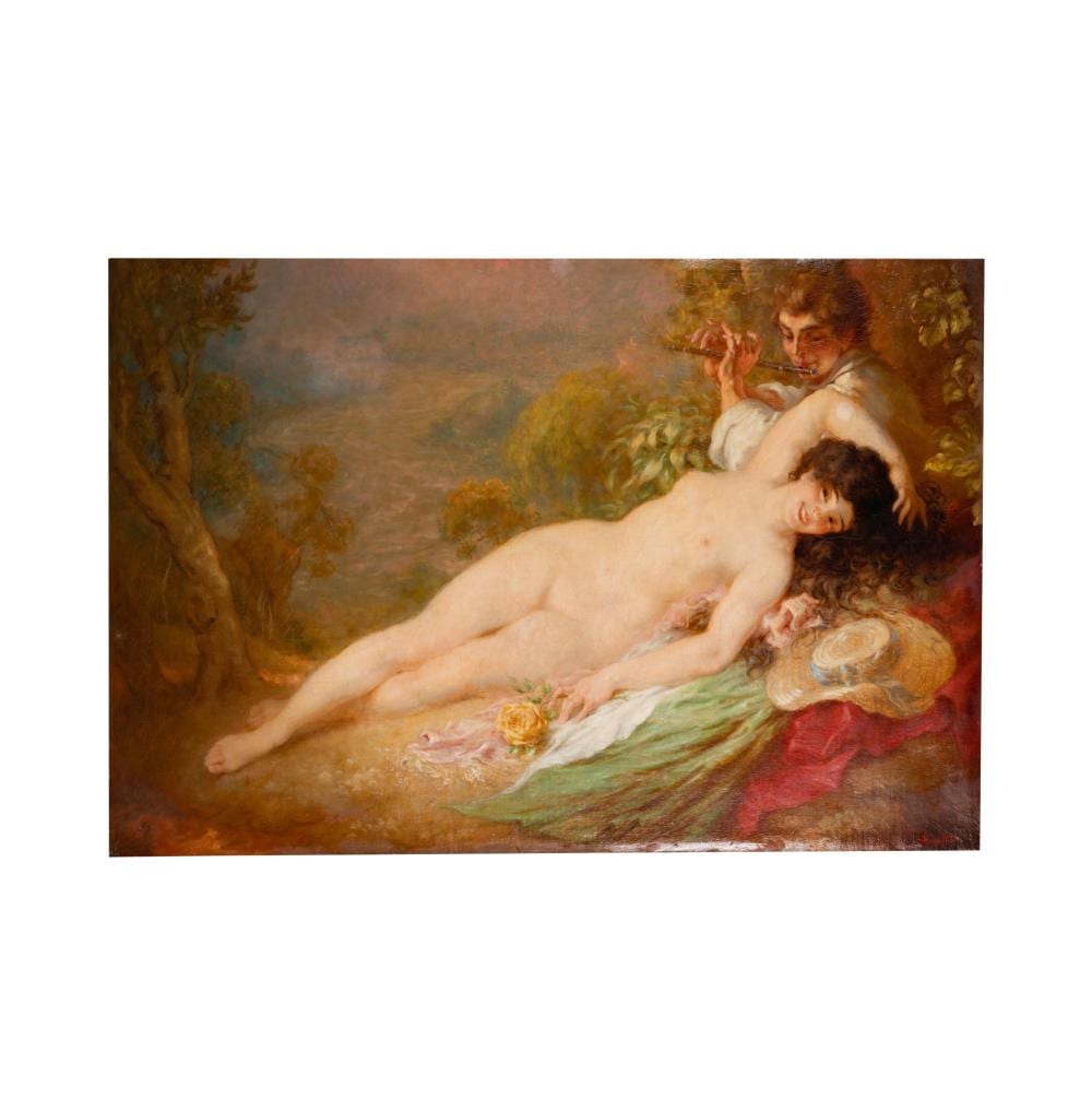 Louis Anquetin comparable auction result: louis anquetin 1861 1932 venus and cupid