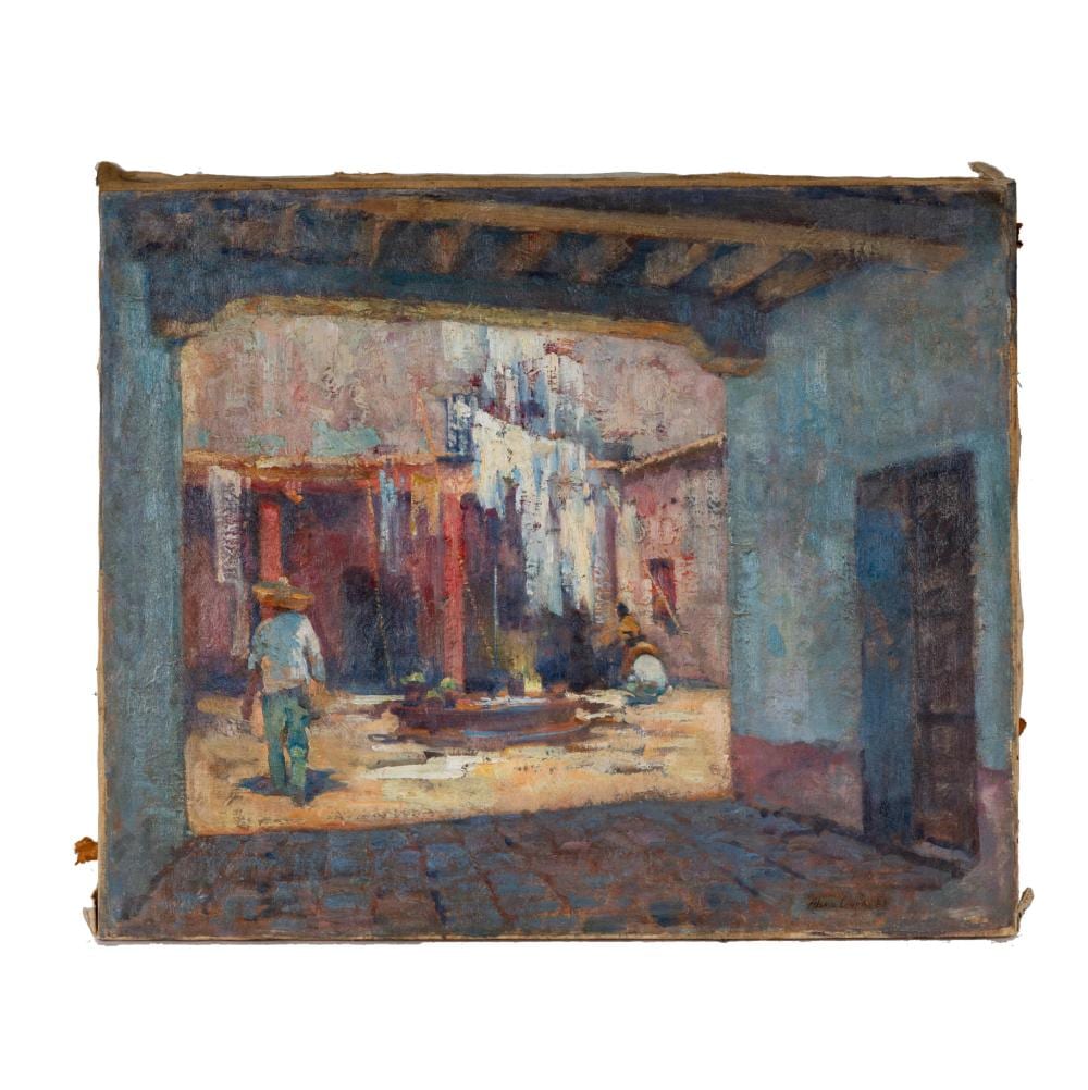 alson skinner clark 1876 1949 courtyard scene · Abell Auction · 2025-09-27 Alson Skinner Clark comparable auction result: alson skinner clark 1876 1949 courtyard scene