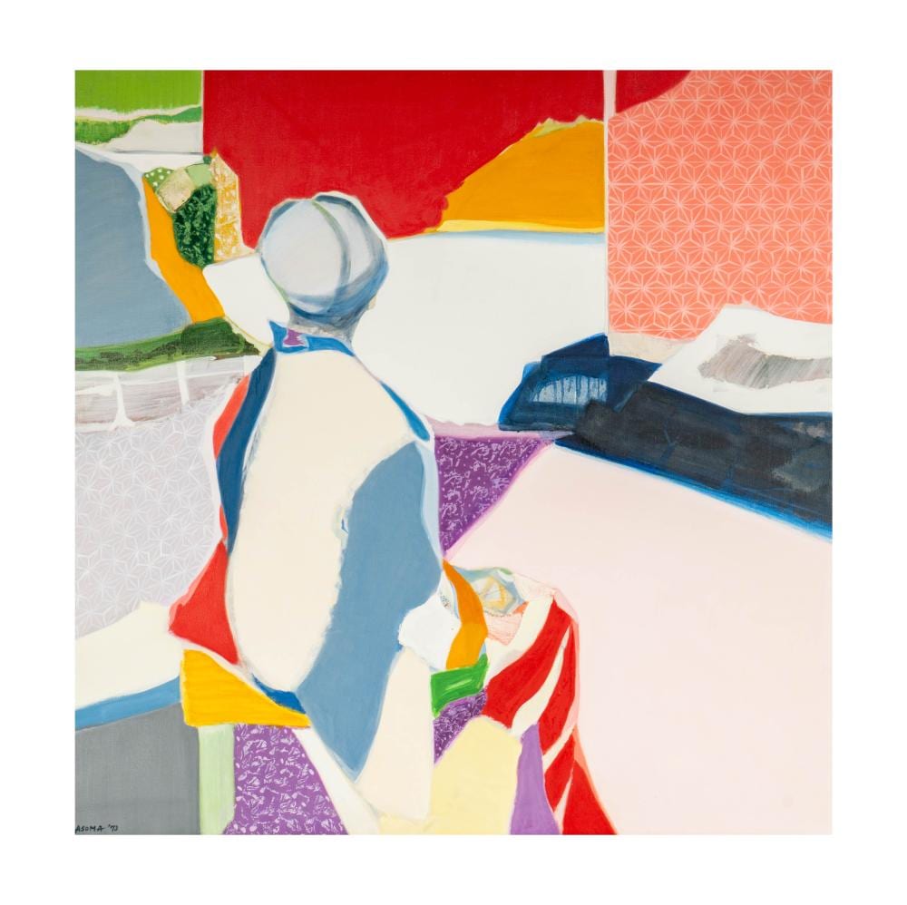 Tadashi Asoma comparable auction result: tadashi asoma 1923 2017 red sky