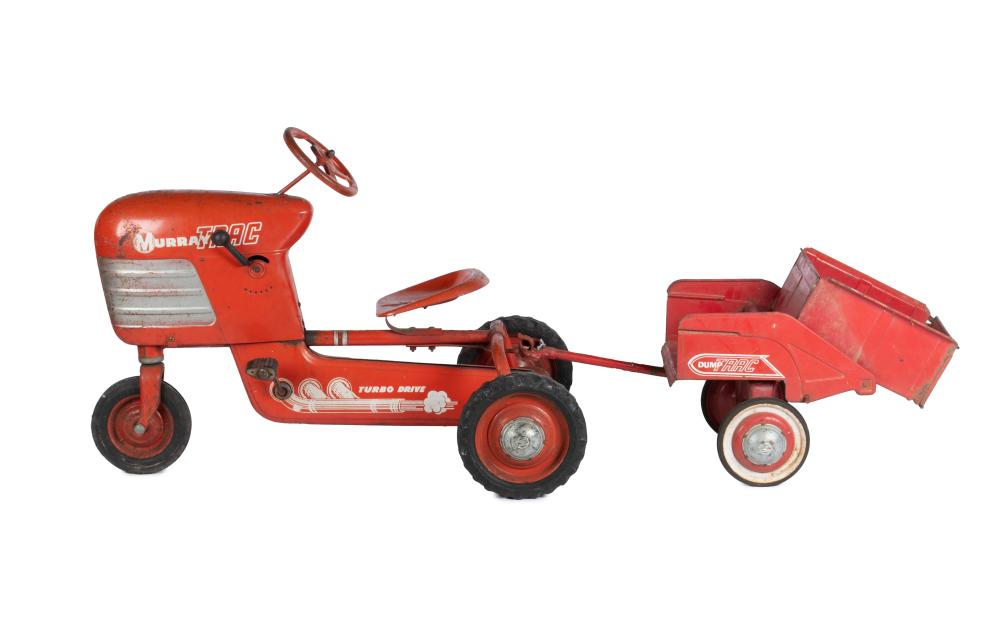 MURRAY TRAC PEDAL TRACTOR WITH DUMP sold by Selkirk Auctioneers & Appraisers, lot 32 — auction record photograph