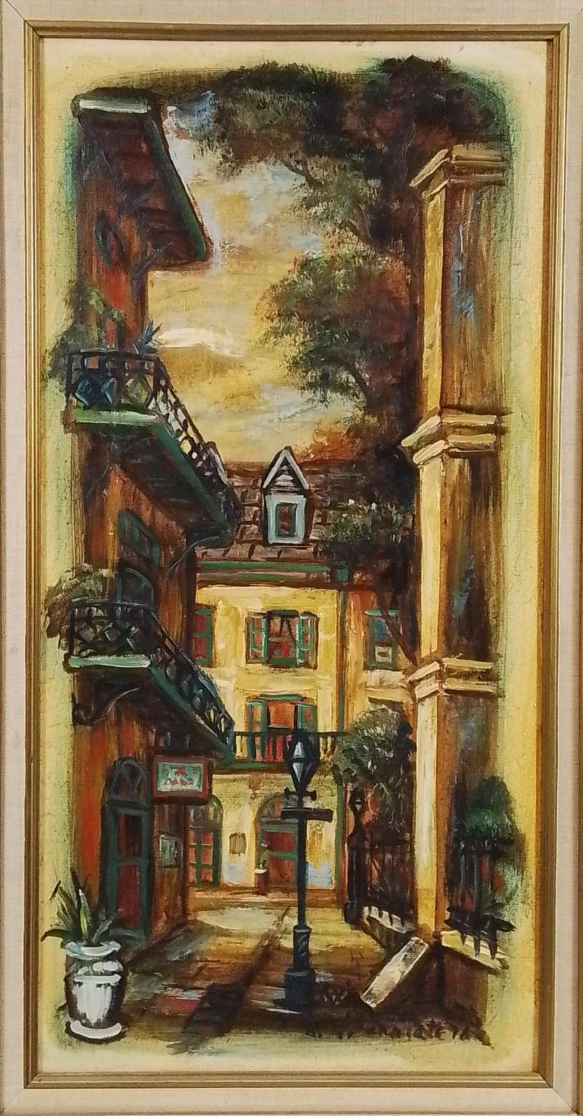 george grunblatt 1923 2008 french oil on board · EJ'S Auction & Appraisal · 2025-09-20 George Grunblatt comparable auction result: george grunblatt 1923 2008 french oil on board