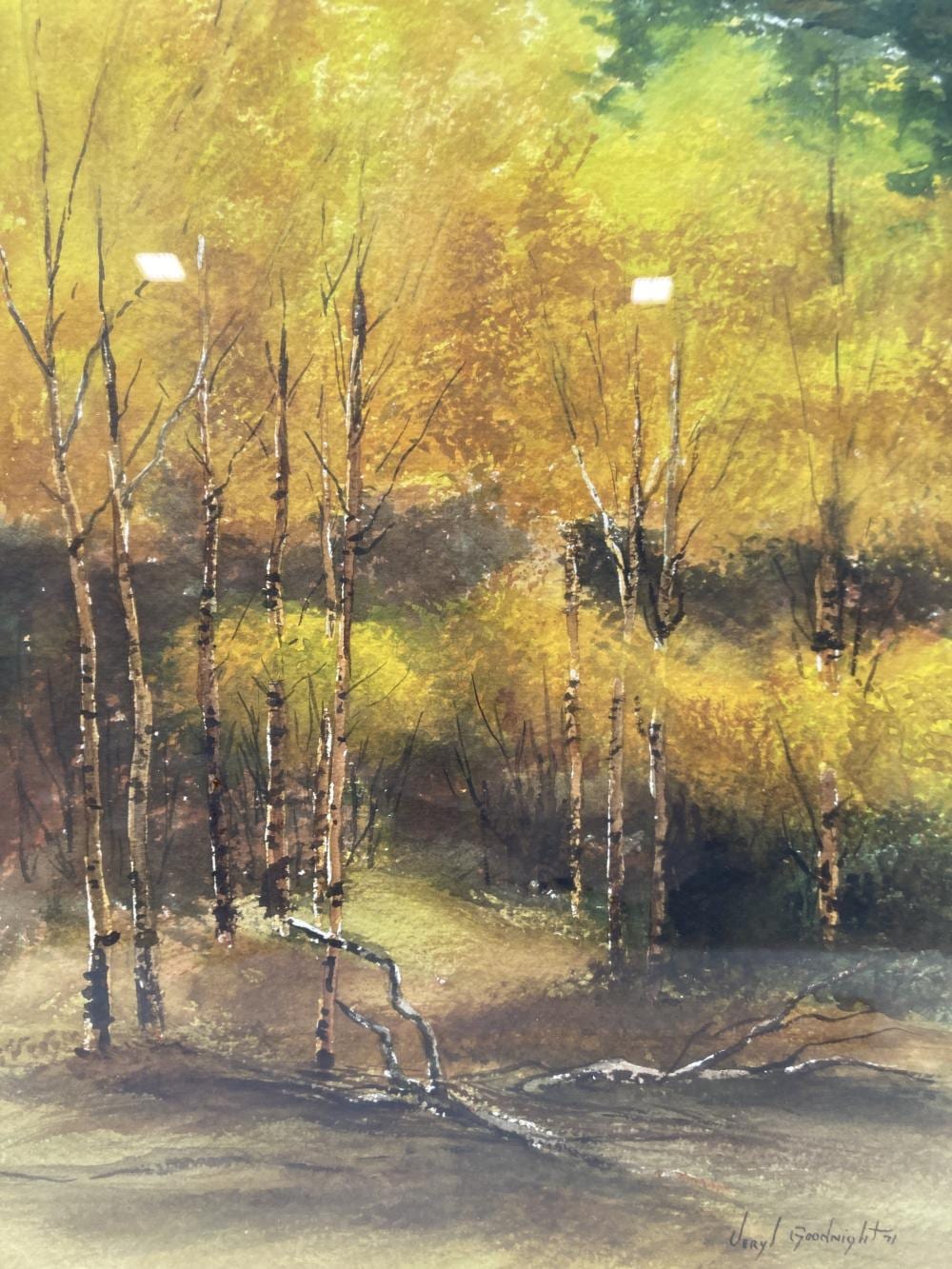 Veryl Goodnight comparable auction result: veryl goodnight b 1947 watercolor on paper