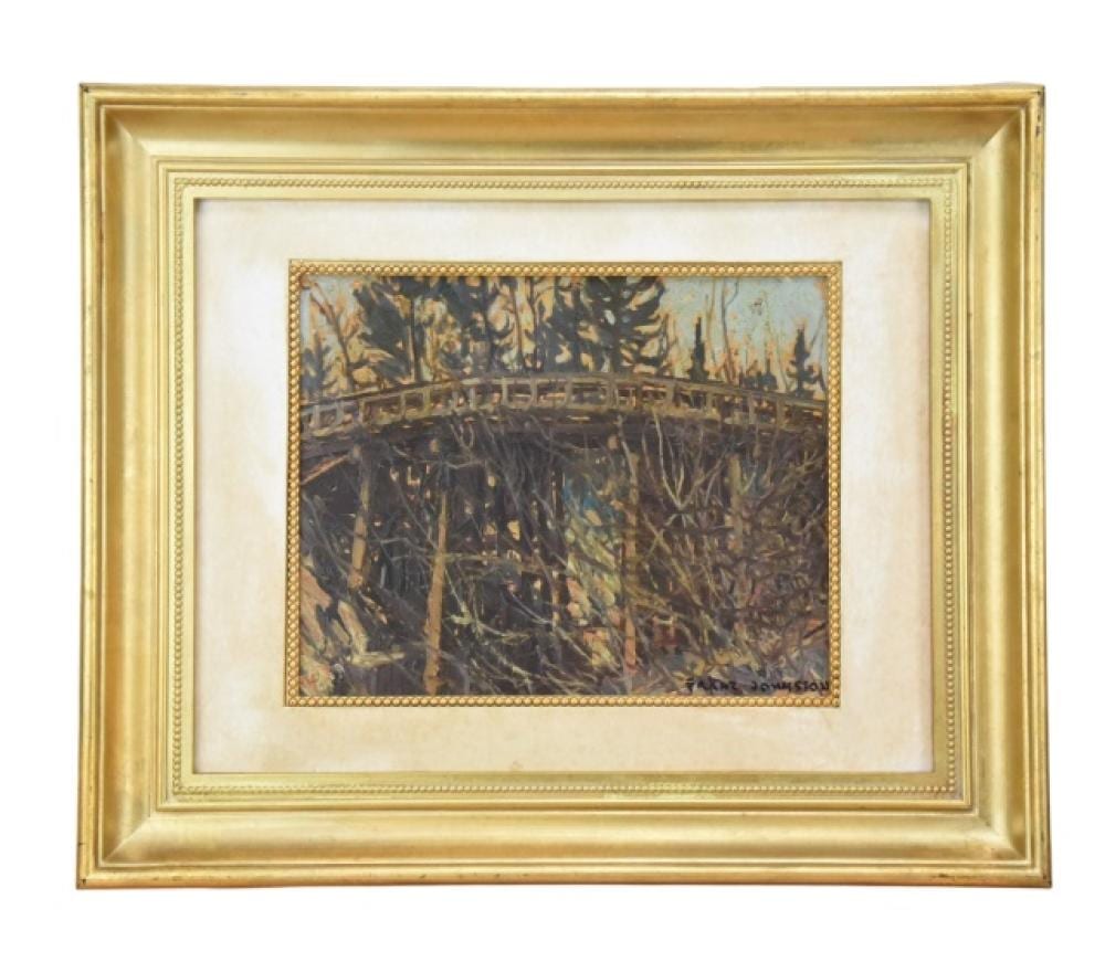francis hans johnston signed oil painting · Greenwich Auction · 2025-10-09 Frank Hans Johnston comparable auction result: francis hans johnston signed oil painting