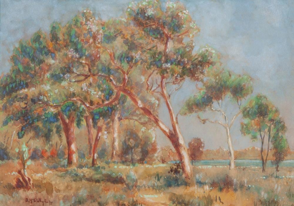 D. McGregor Whyte comparable auction result: duncan macgregor whyte scotland south perth watercolour and gouache