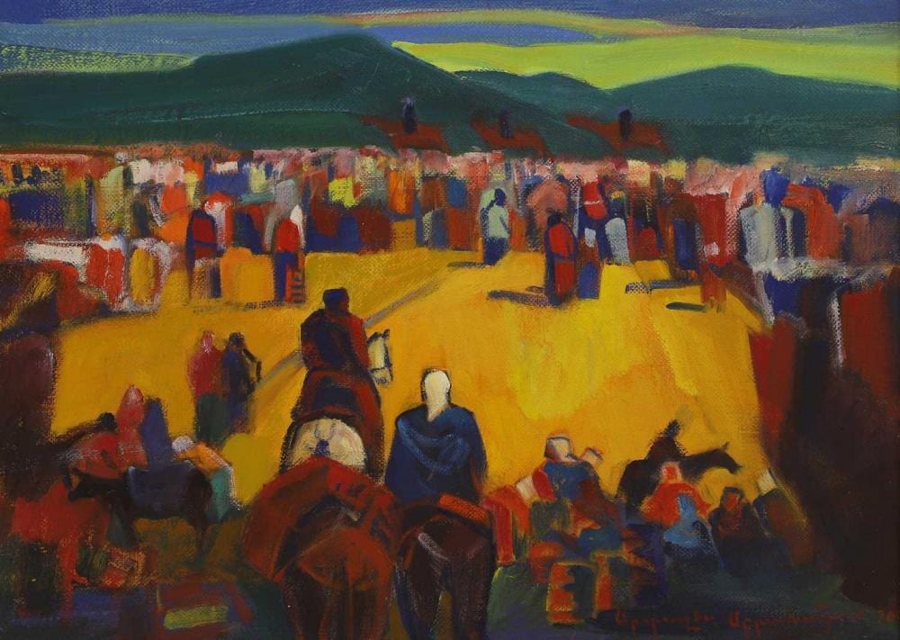 Artashes Abraamyan comparable auction result: artashes abraamyan armenian 1921 2003