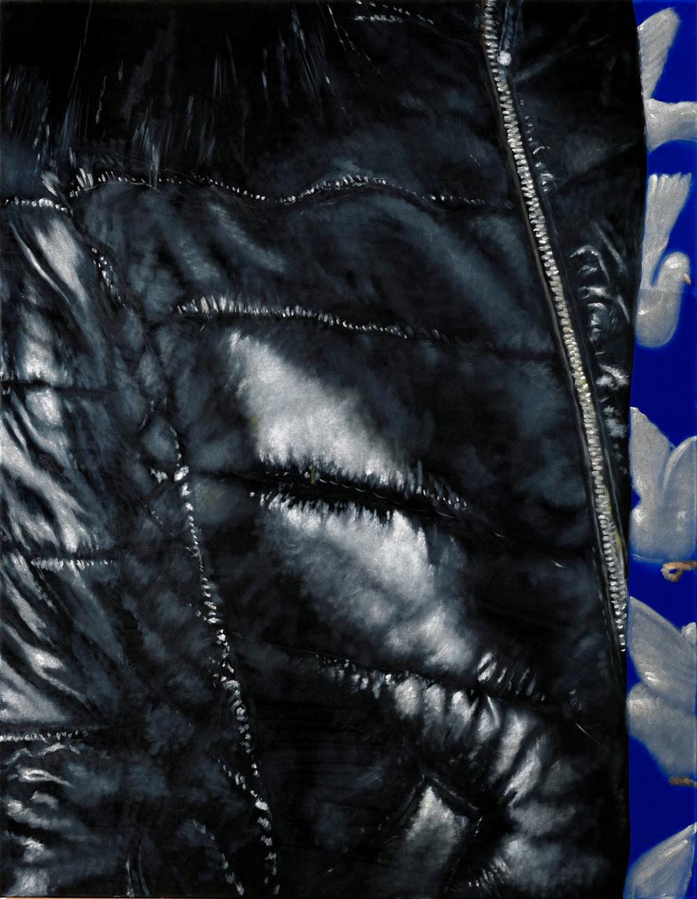 Issy Wood comparable auction result: issy wood b 1993 cries real tears 2 oil on velvet180 x 140 5 cm 70