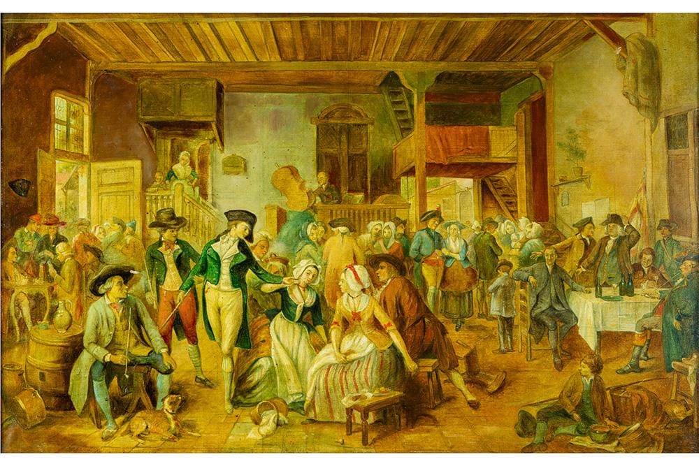 Jean-Baptiste Madou comparable auction result: jean baptiste madou 1796 1877 19th cent oil o