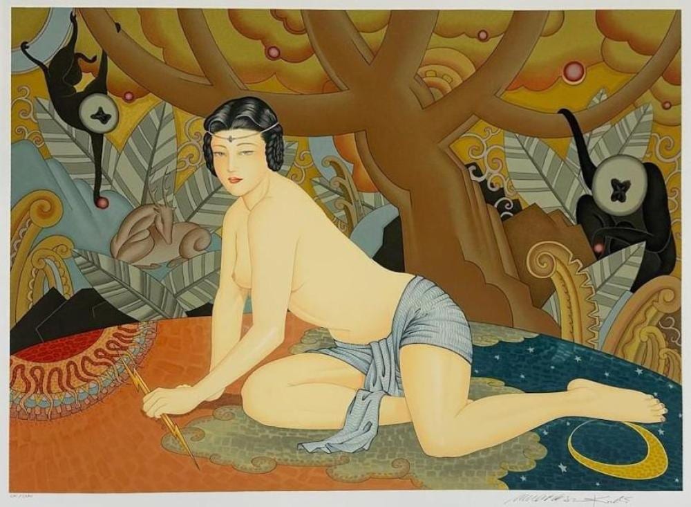 Muramasa Kudo comparable auction result: muramasa kudo b 1948 pencil signed and numbered 111 125 lithograph