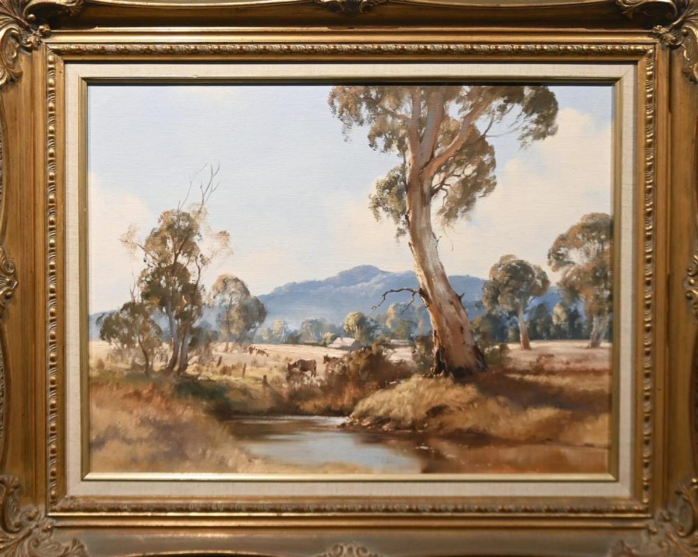 gerard mutsaers summer landscape new healesville · Leonard Joel · 2025-09-18 Gerard Mutsaers comparable auction result: gerard mutsaers summer landscape new healesville