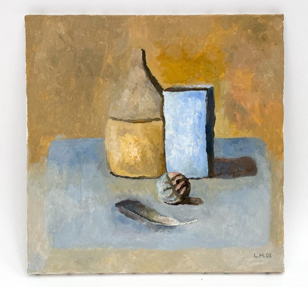 lev meshberg ukr 1933 2007 homage to g morandi · Westport Auction · 2025-09-25 Lev Meshberg comparable auction result: lev meshberg ukr 1933 2007 homage to g morandi