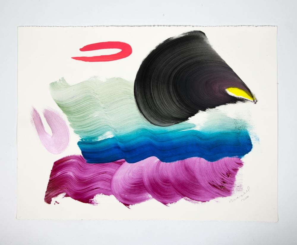 Josef Drapell comparable auction result: joseph drapell czech b 1940 abstract acrylic