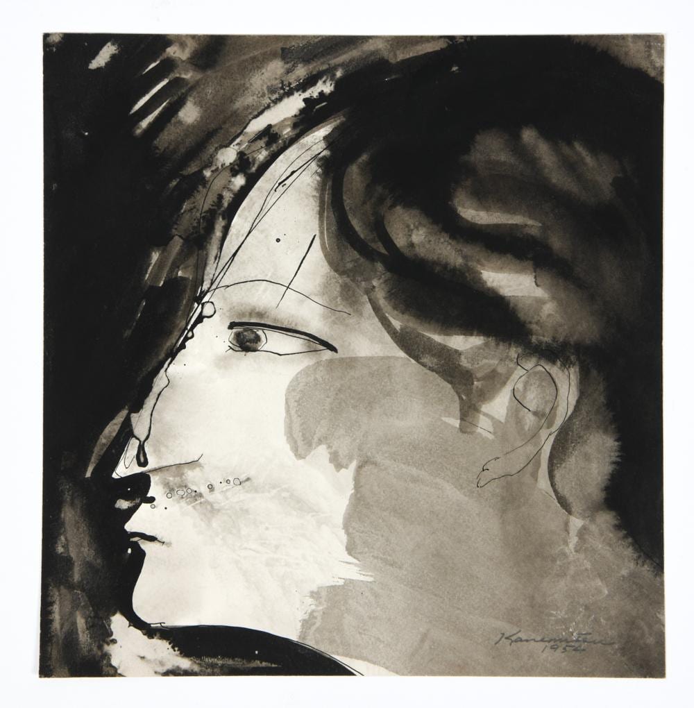 matsumi kanemitsu 1922 1992 head drawing · Westport Auction · 2025-09-25 Matsumi Kanemitsu comparable auction result: matsumi kanemitsu 1922 1992 head drawing