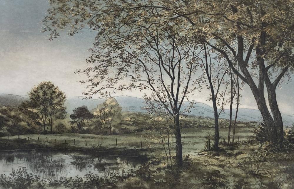 Kathleen Cantin comparable auction result: kathleen cantin signed numbered etching on paper