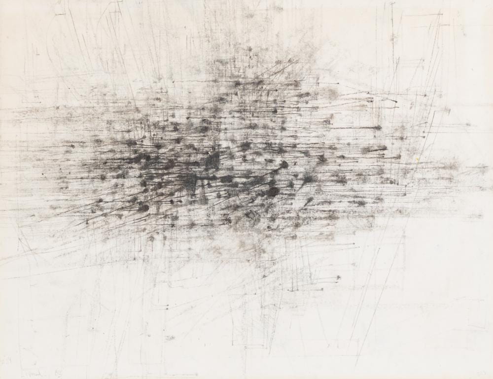 Jules Lismonde comparable auction result: jules lismonde 1908 2001 fa34 charcoal on paper dated 19 82