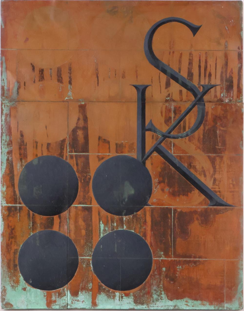 keith milow 1945 sk abstract mixed media on board · Nye & Company · 2025-09-25 Keith Milow comparable auction result: keith milow 1945 sk abstract mixed media on board